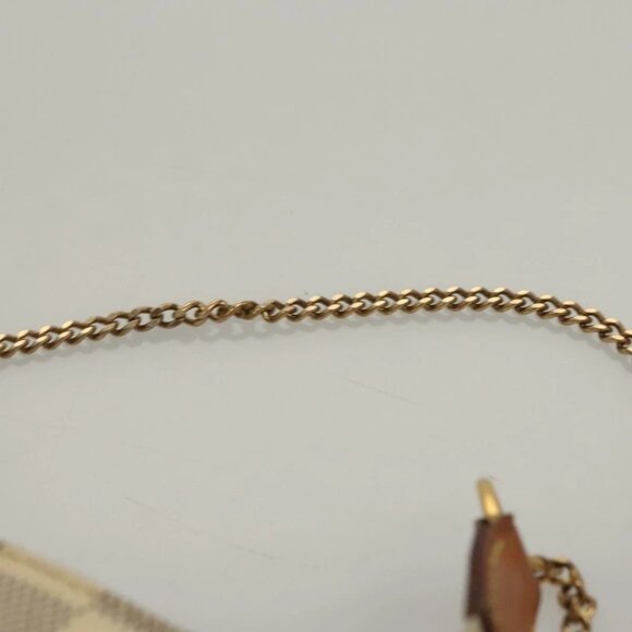 LOUIS VUITTON Damier Azur Mini Pochette Accessoires Pouch N63005 Auth sw224 - Picture 12 of 16